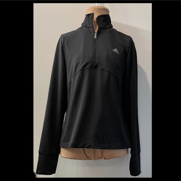 𝅺ADIDAS 1/2 zip pullover sz M - Picture 1 of 3